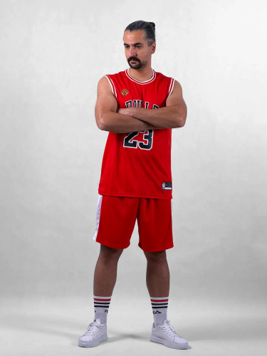 کیت بسکتبالی وارداتی تیم شیکاگو Chicago Bulls جنس فلامنت (تایلندی)