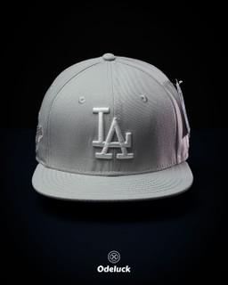کلاه کپ بک فیت نیو ارا LA DODGERS WORLD SERIES 1988 طوسی روشن نمای روبرو