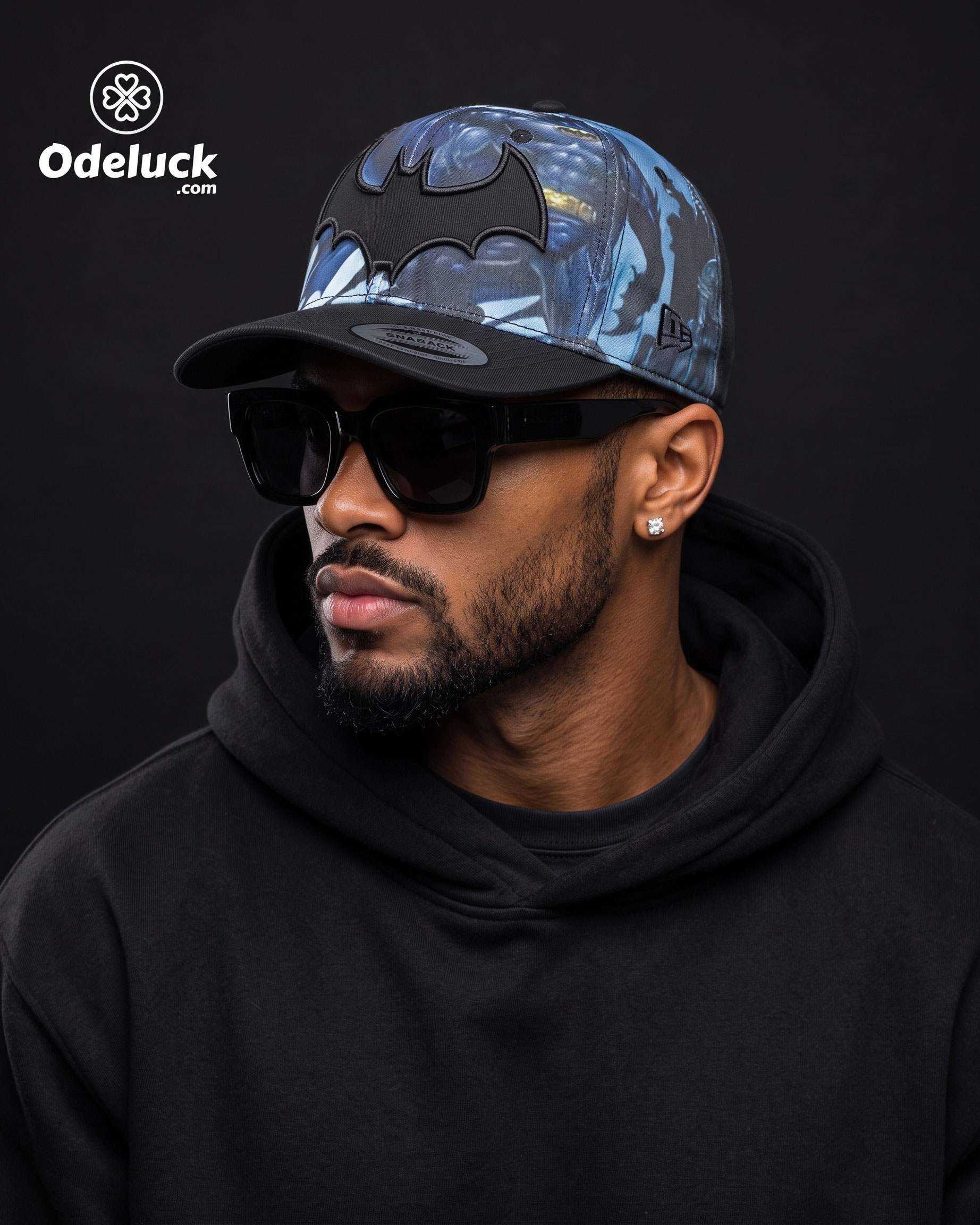 تنخور ژورنالی کلاه اسنپبک نیو ارا 9FIFTY مدل BATMAN کد 497 با هودی مشکی